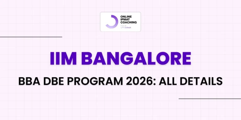 IIM Bangalore BBA DBE Program
