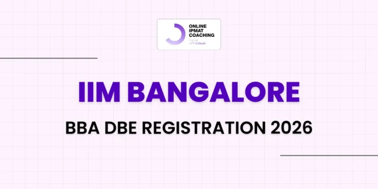 IIM Bangalore BBA DBE Registration