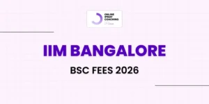 IIM Bangalore BSc Fees