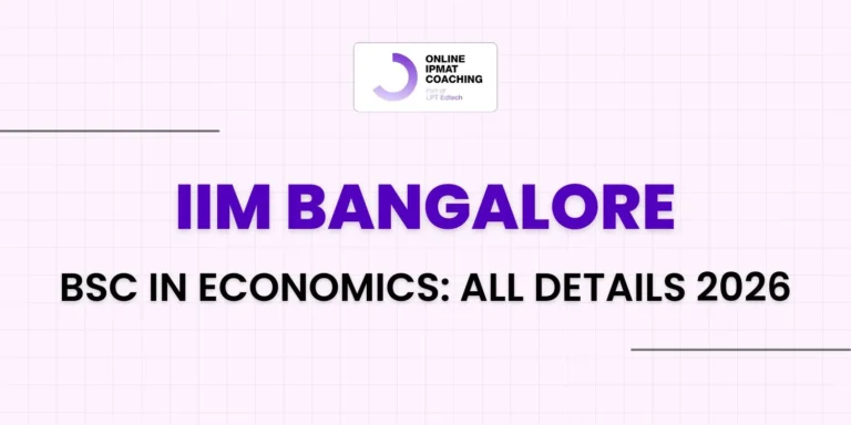 IIM Bangalore BSc in Economics