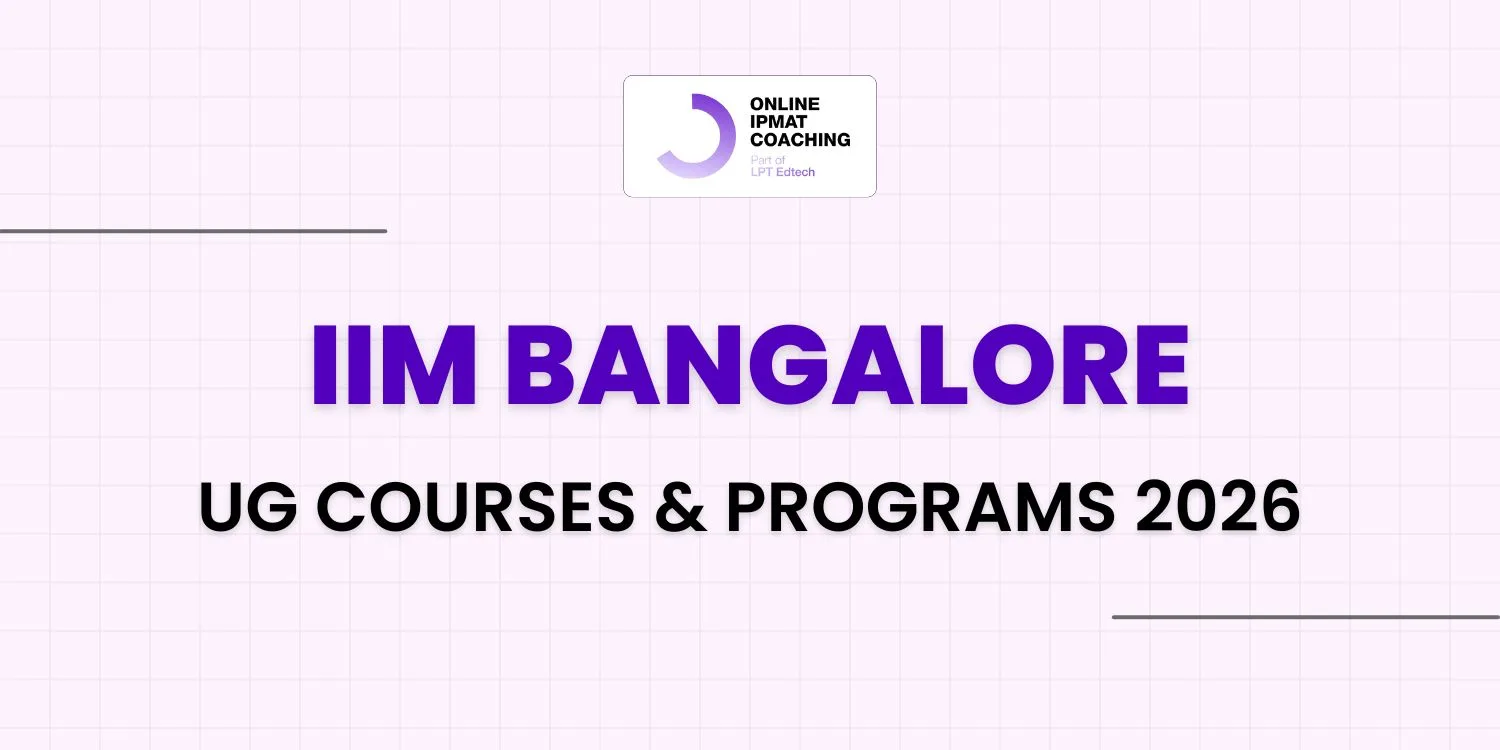 IIM Bangalore UG Courses & Programs
