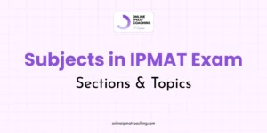 Subjects in IPMAT