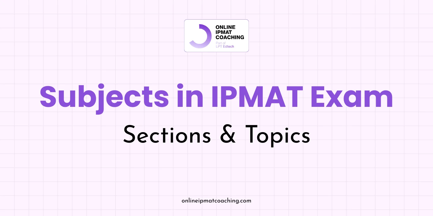 Subjects in IPMAT