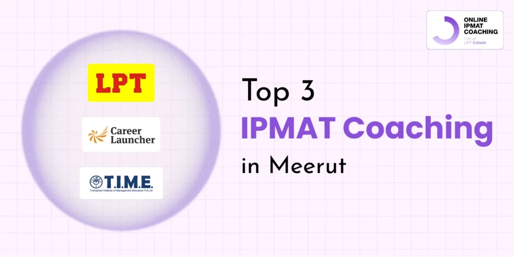 Top 3 IPMAT coaching in Meerut