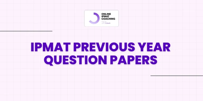ipmat previous year question papers