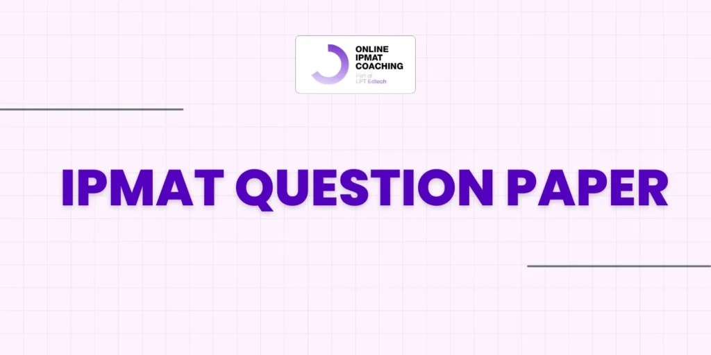 ipmat question paper