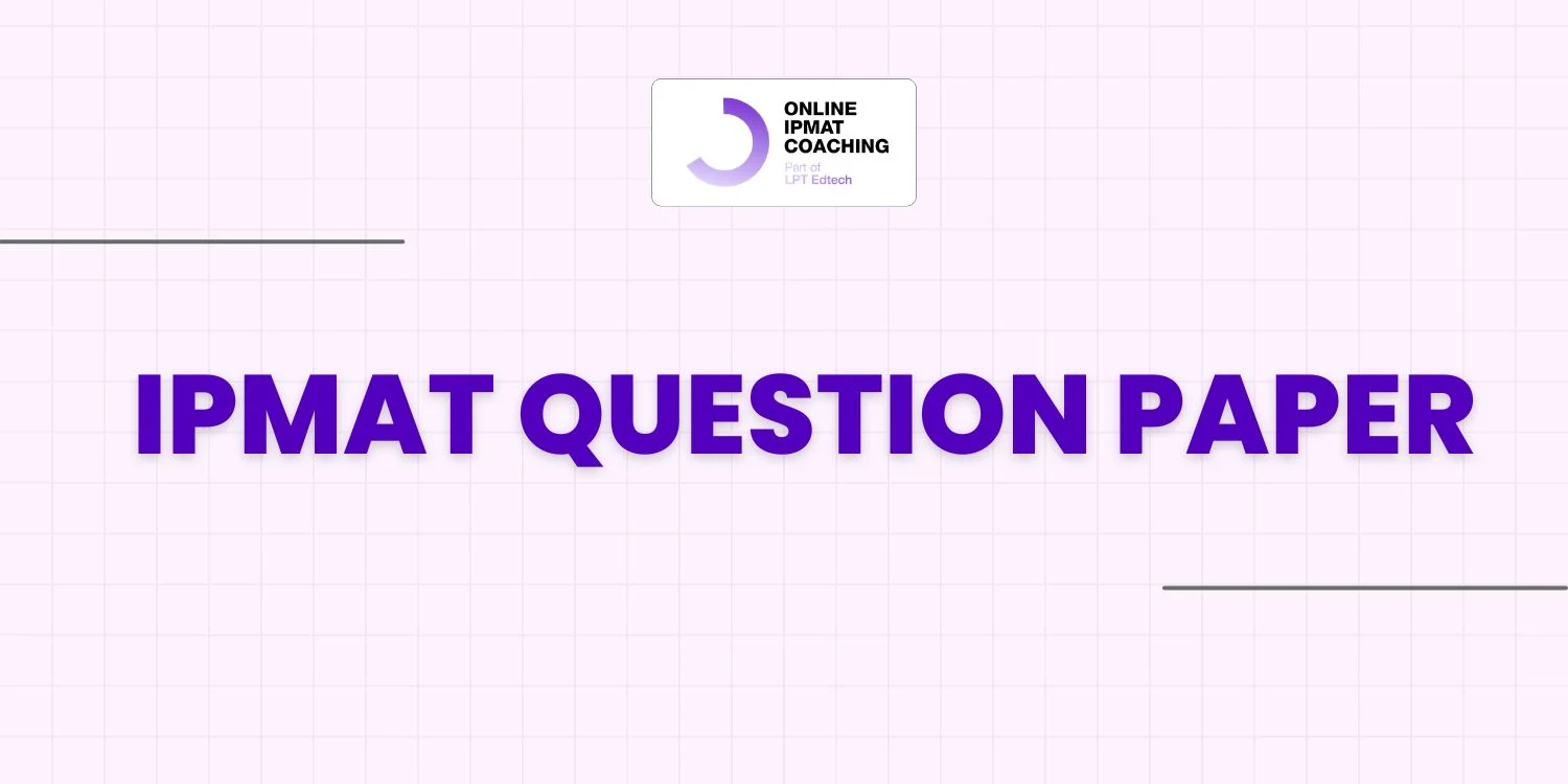 ipmat question paper